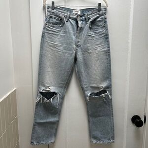 AGolde Riley high rise crop Jean